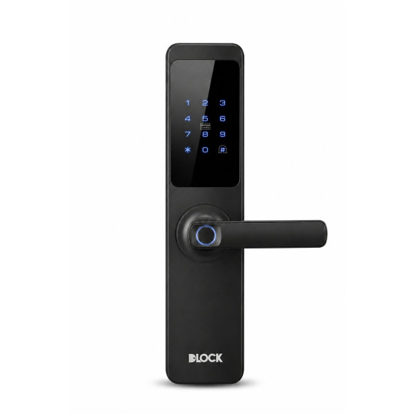 Fechadura Digital DLock DL 1400 Média Preta de Embutir