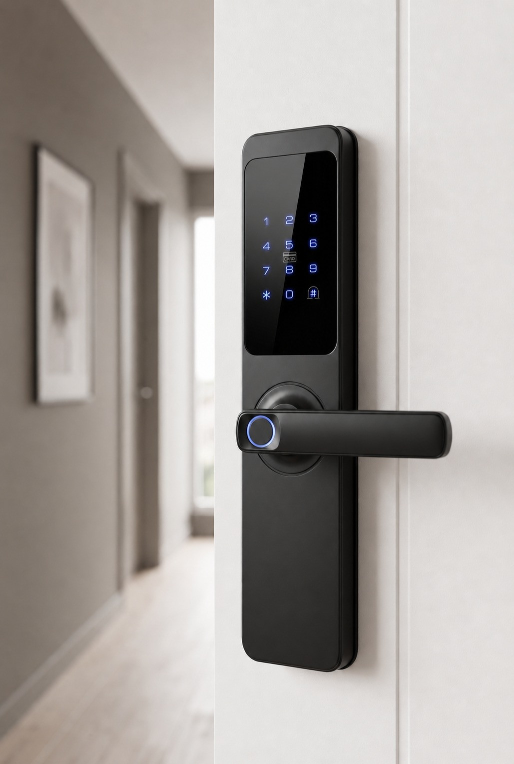 Fechadura Digital DLock DL 1400 Média Preta de Embutir