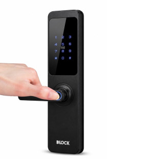 Fechadura Digital DLock DL 1400 Média Preta de Embutir