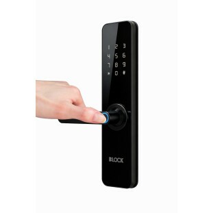 Fechadura Digital DLock DL 4800 Média Preta de Embutir