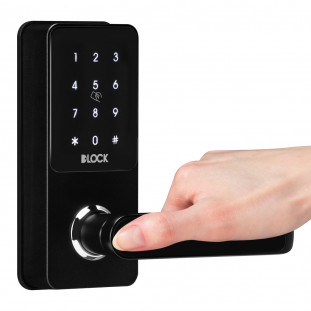 Fechadura Digital Pequena Com Segurança De Embutir DLock / Cor Preta - DL9000