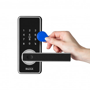 Fechadura Digital Pequena Com Segurança De Embutir DLock / Cor Preta - DL2200