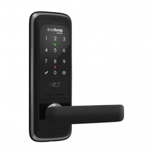 Fechadura Digital Pequena Com Segurança De Embutir Intelbras / Cor Preta - FD 3000