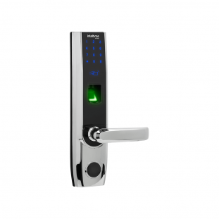 Fechadura Digital Média Com Segurança De Embutir Intelbras / Cor Prata - FR 500