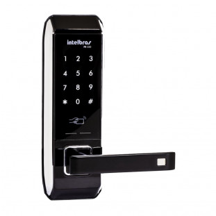  Fechadura Digital Pequena Com Segurança De Embutir Intelbras / Cor Preta - FR 320