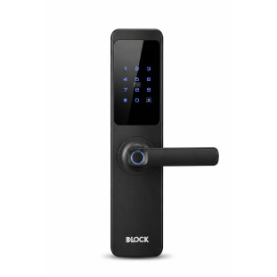 Fechadura Digital DLock DL 1400 Média Preta de Embutir