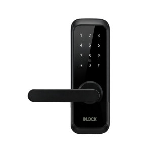 Fechadura Digital DLock DL 2200 Pequena Preta de Embutir