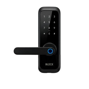 Fechadura Digital DLock DL 9000 Pequena Preta de Embutir