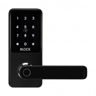 Fechadura Digital Pequena Com Segurança De Embutir DLock / Cor Preta - DL9000