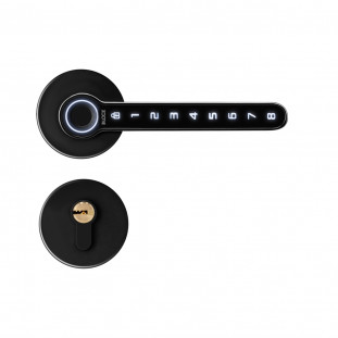 Fechadura Digital Mini Com Segurança De Embutir DLock / Cor Preta - DLM01