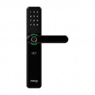 Fechadura Digital Média Com Segurança De Embutir Intelbras / Cor Preta - FR 700