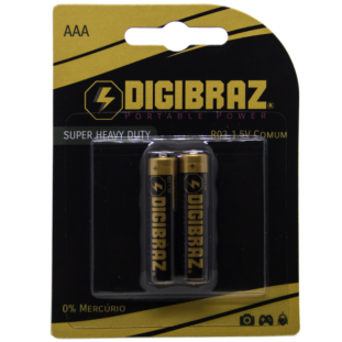 Pilhas Digibraz AAA Comum