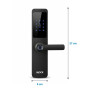 Medidas da fechadura digital DLock DL 1400