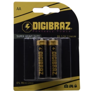 Pilhas Digibraz AA Comum